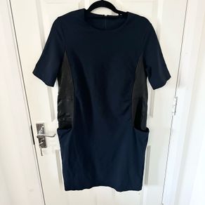 COS Dress with Leather Panels