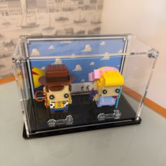 Lego 40553 Woody and Bo Peep Brickheadz in Display Case