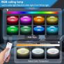 36W LED Ceiling Light with Bluetooth Speaker, Intelligent with Remote Control and APP Control, RGBW Colour Change, Adjustable for Bedroom, Kitchen, Bathroom, Nursery, Living Room Image 3