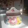 Antique Italian cermic salt cellar or tea bag caddy Image 4