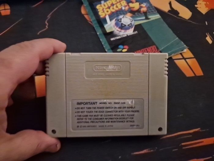 Super Soccer Snes Super Nintendo Arcade Retro Games Original