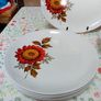 Vintage Tableware with Sunflowers Image 3