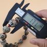 Burmese Antique Pumtek Pyu & Venetian WhiteHeart Glass Beads Bracelet Image 3
