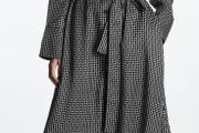 COS  Printed Belted Midi Shirt Dress