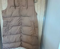 Lefties rose gold puffer gilet size L
