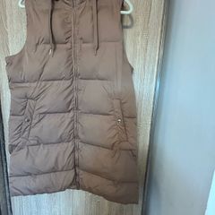 Lefties rose gold puffer gilet size L