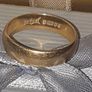 Pristine Vintage 22ct Gold Wedding Band-B.BROS Image 10