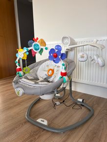 Joie baby swing with mobile and toys