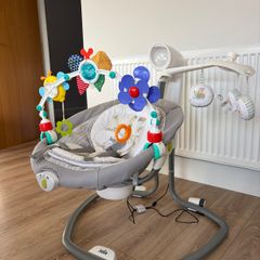 Joie baby swing with mobile and toys