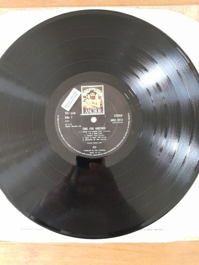 ACE - Time For Another. original 1975 UK pressing. Album, LP Vinyl Record. British Pub Rock.