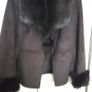 Marks And Spencer Faux Sheepskin Jacket Size 8 Image 4