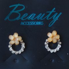 Flower studs earrings brand new