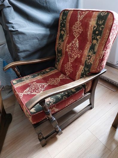Vintage Oak Armchair