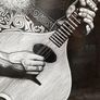 Barry Britton Signed Limited Edition Print - Mandola Man Image 4