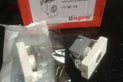 Legrand TV single ,shielded ,white grid moduals