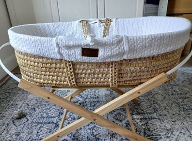 Little Green Sheep Organic  Moses Basket