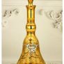 Vintage Venetian Murano Amber Glass Decanter Set Image 5