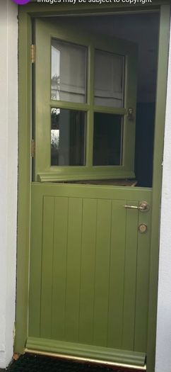 Solid Hardwood Cottage Half Doors