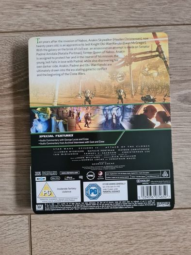 Star Wars Episode II Attack of The Clones LE Blu Ray