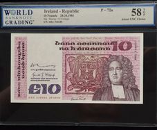 Ireland | 1981 | 10 Pounds | P.72a | DEC 510188 | aUNC
