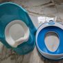 Baby Bjorn Potty Chair Blue/White + FREE Toilet Seat + Bambino Mio Potty Training Pants Image 3