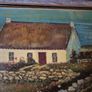 Vintage Irish Countryside Scene in a Frame Image 5
