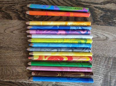 14+1 Koh-I-Noor Magic Jumbo Triangular Coloured Pencil