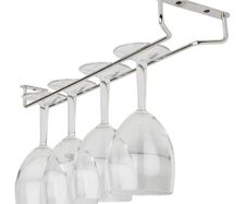 Chrome glass hangers - new in box