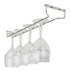Chrome glass hangers - new in box