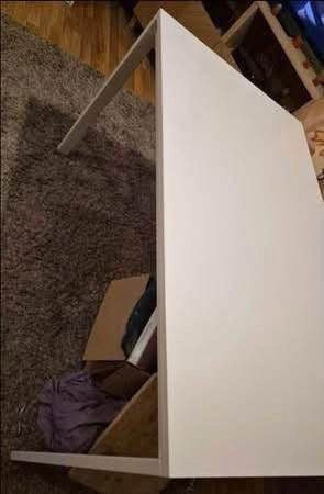 white table