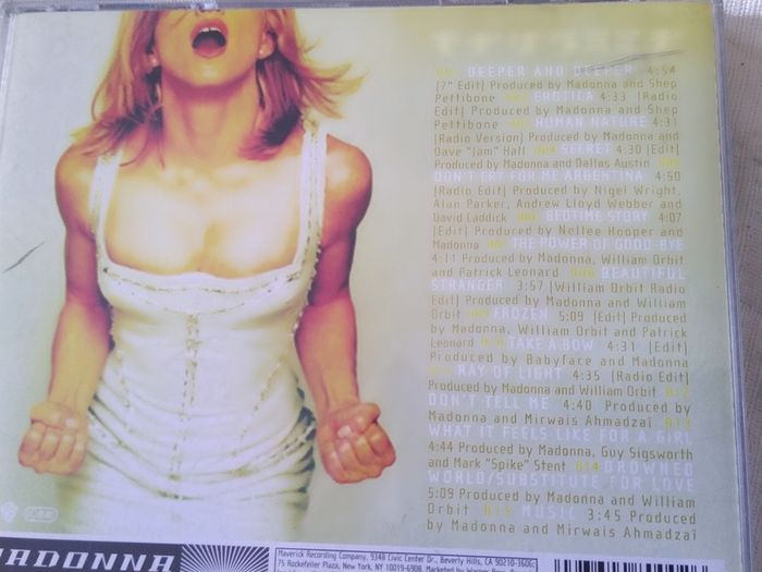 Madonna Greatest Hits Vol 2 Cd