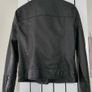 Dunnes Stores Black Faux Leather Moto / Biker Jacket Image 2