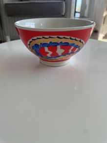 Old Hand Painted Collectible Bowl