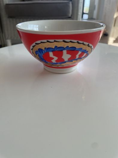 Old Hand Painted Collectible Bowl