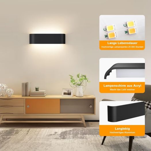 Brand New OOWOLF LED Wall Lights for Indoor Use