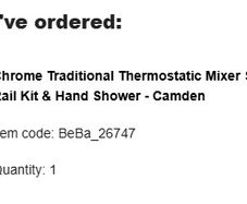 Traditional Thermostatic Mixer Shower set Chrome