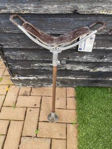 vintage golf, hunting or fishing walking stick seat