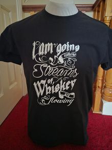 The Pogues Irish whiskey promo tee shirt.