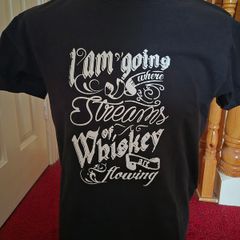 The Pogues Irish whiskey promo tee shirt.