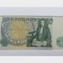 Britain - England London 1985 banknote cover with One Pound banknote Rare Image 5