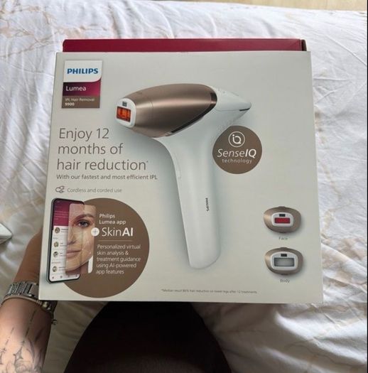 Philips Lumea Series 9900 IPL Hair Removal Device - Excellent Condition