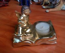 Angel tea light