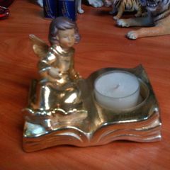 Angel tea light