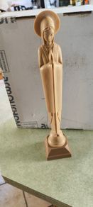 Modern Virgin Mary Praying Plastic Statue 14.5 inchs.