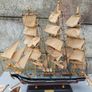 Collection of Vintage Model Ships Image 2