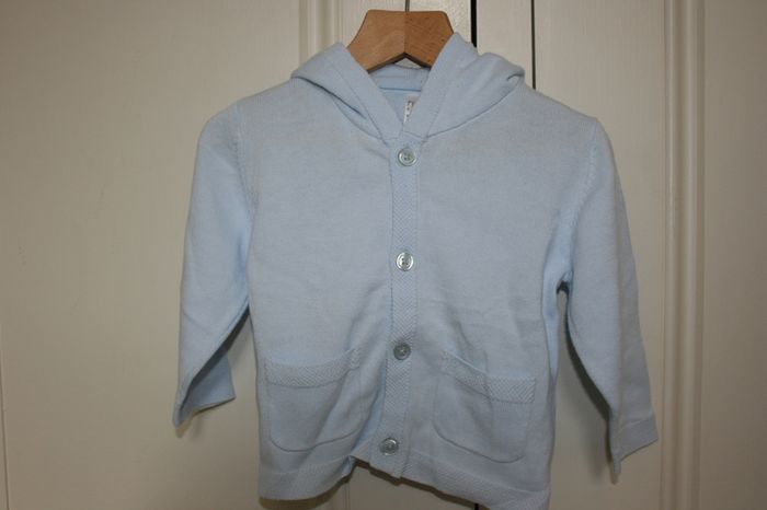 Next Baby Blue Cardigan Age 3-6 Months