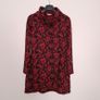 Joe Browns Black Red Floral High Neck Wrap Longline Tunic Long Sleeve Top 12UK/40EU Image 5
