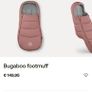 Bugaboo pink footmuff and sun canopy Image 4