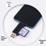 4-in-1 Multi function USB TYPE-C Card Reader External Storage Black Stretch for Memory Stick USB 2.0 Mini SD TF Card Reader Image 3