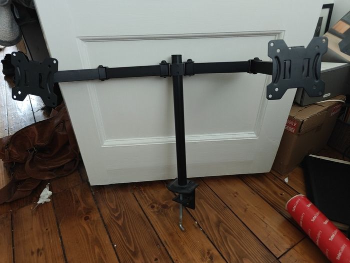 dual monitor stand